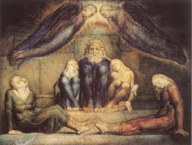 William Blake Count Ugolino and his sons in prision oil painting image